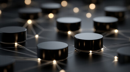 Abstract visualization of IT and technology network connections and data flow, representing modern digital infrastructure