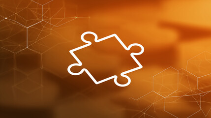 IT and technology abstract concept of interconnectedness and integration in digital systems