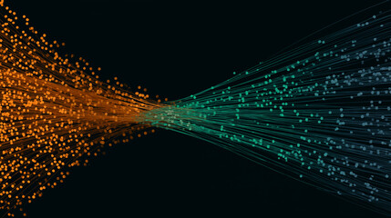 Dynamic Digital Flow Abstract Representation of IT and Technology Networks