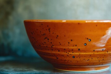 Minimalistic design of a traditional ceramic soup bowl for culinary inspirations