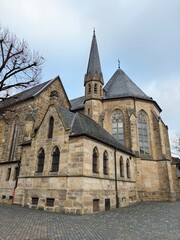 Historische Kirche im Zentrum von Emsdetten im Münsterland