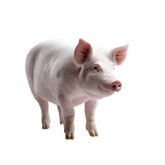 Farm Pig Livestock isolated on transparent background