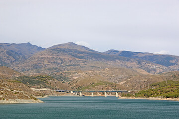 Presa de Rules reservoir in Andalucia, Spain	