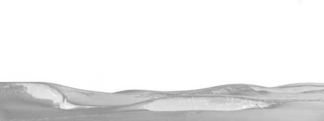 Isolated snow hills landscape. Winter snowdrift background. 
