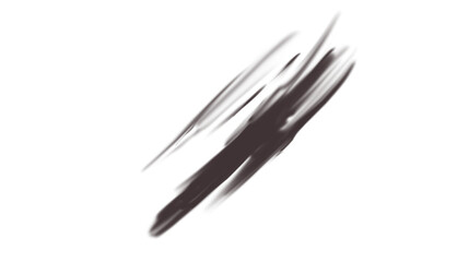 Black abstract brush strokes create bold artistic motion on a clean white background. Expressive ink lines form a dynamic minimal composition. Perfect for modern art, creative design, and grunge 