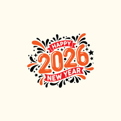 Happy New Year 2026 Modern
