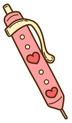 vector illustration of a pen