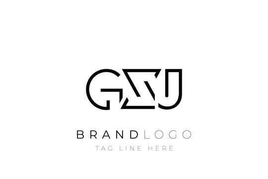 GZJ abstract letter logo design. Modern Business Logo Design With Abstract Typography and Contemporary Style