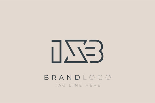 IXB abstract letter logo design. Modern Business Logo Design With Abstract Typography and Contemporary Style