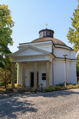 Balatonfured, Hungary. Round Church Kerektemplom in Balatonfured, Hungary.