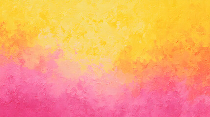 Bright colorful gradient background with a painterly texture in yellow and pink hues