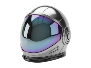 digital helmet isolated on white background