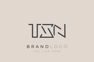 TXN abstract letter logo design. Modern Business Logo Design With Abstract Typography and Contemporary Style