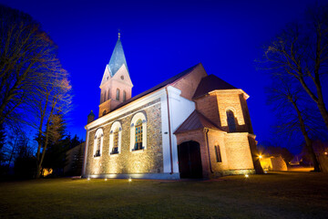 Church in Sterlawki Wielkie in Masuria, Poland