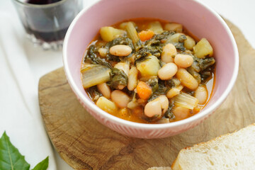 Ribollita, Tuscan bean soup 