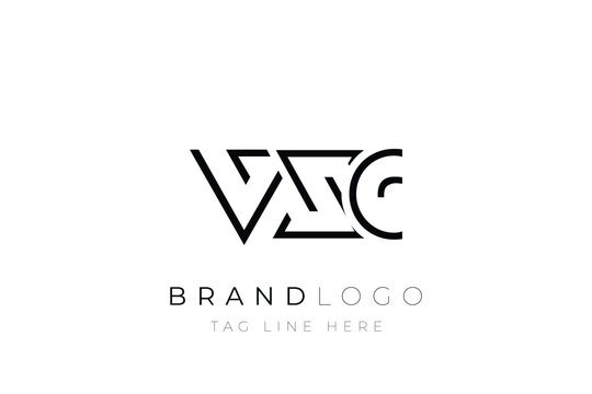 VXC abstract letter logo design. Modern Business Logo Design With Abstract Typography and Contemporary Style