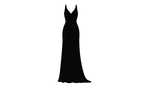 long glitter dress with split Square Neck Cut Out Split Hem Sequin Dress – Parthea Fashion main image 0