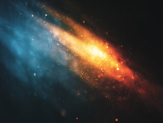 light leak overlay effect with scratch dust and blur orange light,retro noisy film texture light leak flare on black background,abstract background with colorful light,grunge old film burn ray lens