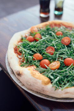 pizza on a plate