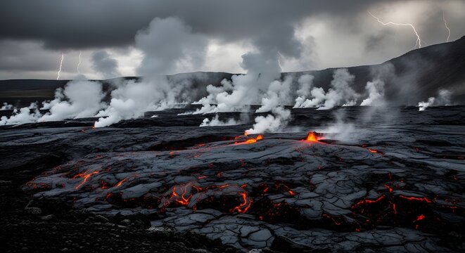 storm clouds over the mountains