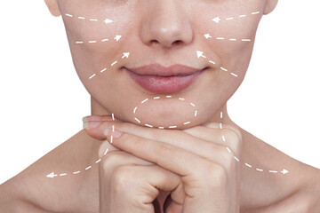 close up of a young woman 