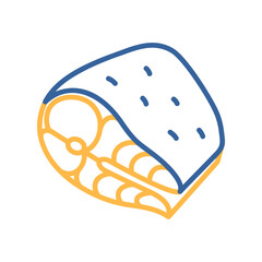 Mackerel Fish Fillet Minimalistic Flat Icon