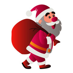 Santa Gift Bag Design