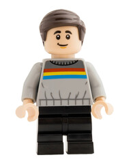 Obraz premium Dortmund - Deutschland 13. Dezember 2025 - Lego Figur Wesley Crusher der Enterprise