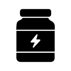 Energy Supplement Jar Icon