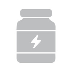 Energy supplement jar icon