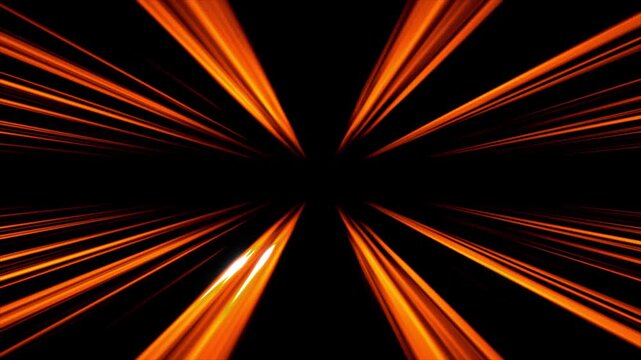 red and yellow rays abstract background