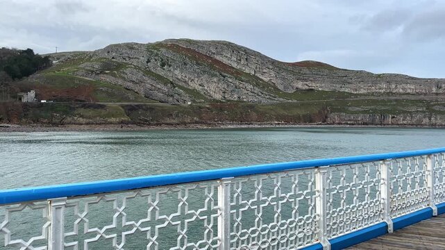 A View from Llandudno Pier towards the Great Orme, Conwy, North Wales, United Kingdom