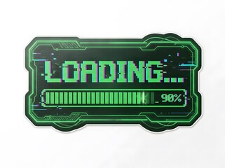 Social Battery Low Loading Bar 3D Pin