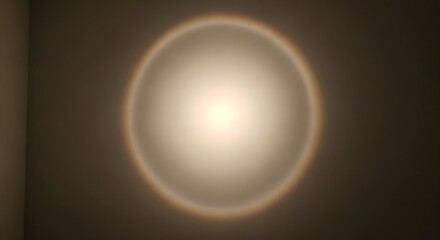 Illuminating Sphere Projecting on the Wall Creates Ethereal Ambiance