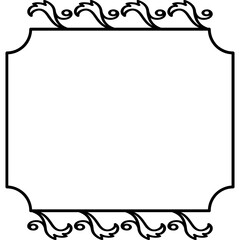 Elegant Vintage Scroll Frame