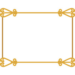 Simple Vintage Ribbon Frame