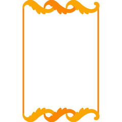 Elegant Vertical Vintage Frame