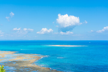 知念岬公園からの展望