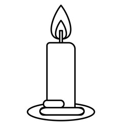 candle-clean-outline-clipart-icon
