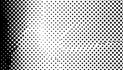 Abstract halftone pattern with varying dot density, creating a textured effect