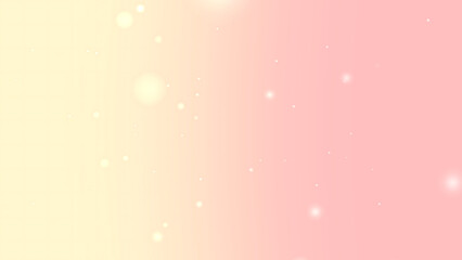 Soft Cream Pink Gradient Background with Sparkling Light Particles