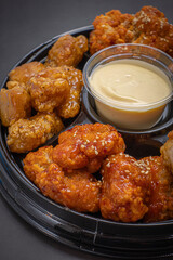 ヤンニョムチキンとチキン　韓国