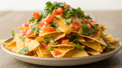 cheesy nachos stack