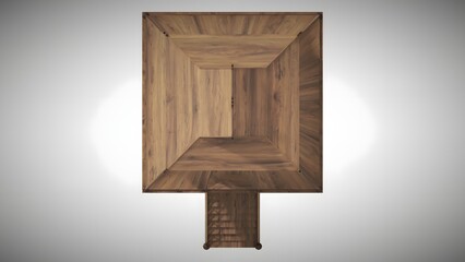 Traditional Japanese House Interior with Tatami Mats and Shoji Doors