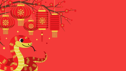 Chinese New Year Snake Lantern Celebration