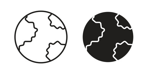 World icon design element, vector illustration. Editable vector collections.