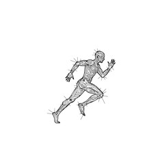 Fototapeta premium Agony of Running