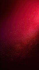 A Captivating Display of Red Shimmering Particles Gliding Through the Darkness, Creating a Romantic and Enigmatic Atmosphere of Magic and Mystery.