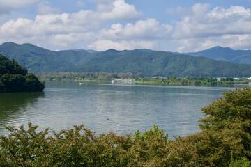Clouds over Lake Uiam