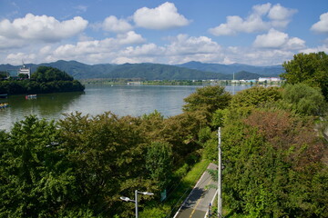 Wide View over Lake Uiam